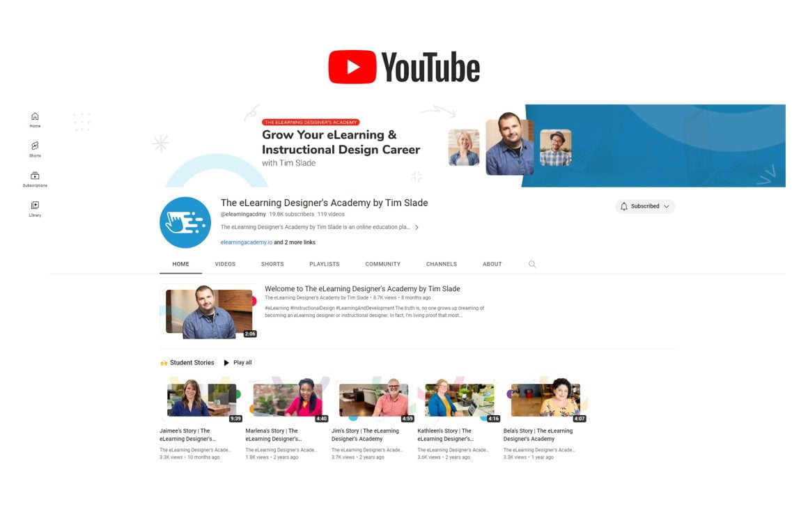 15 Best YouTube Channels for Instructional Designers and eLearning ...